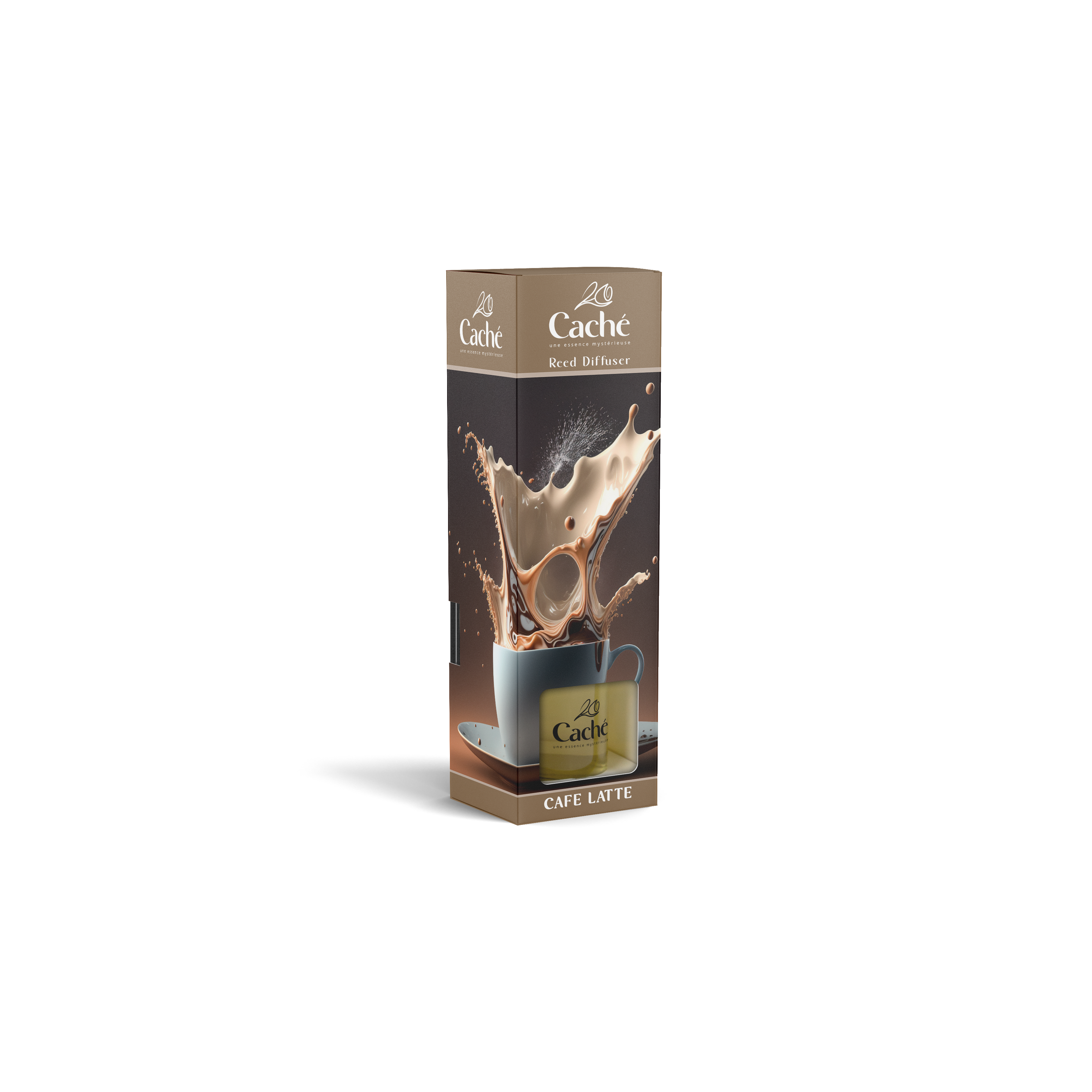 CACHÉ REED DIFFUSER OVAL BOTTLE  100 ML CAFE LATTE